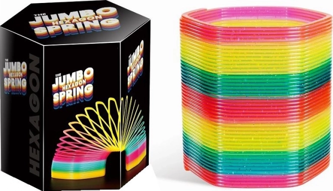 SPARKYS Regenbogen-Spirale Jumbo Hexagon