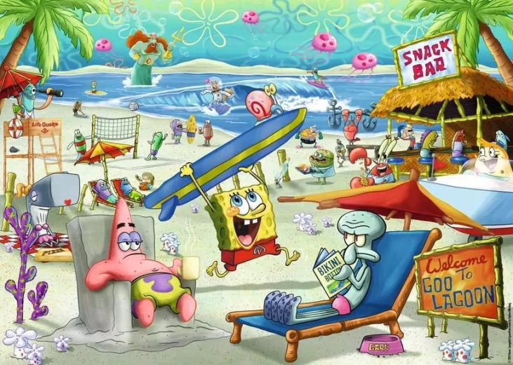 Puzzle RAVENSBURGER Spongebob 1000 Teile