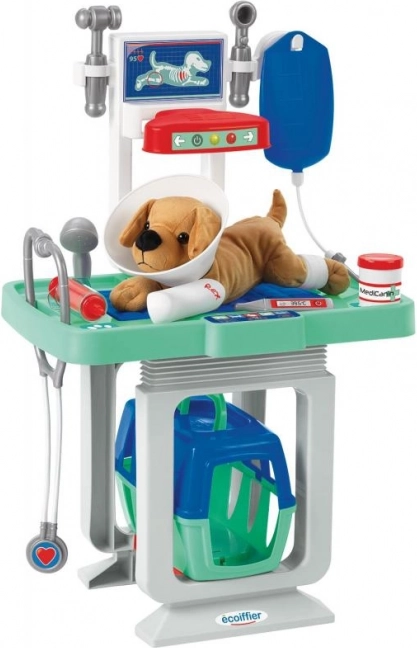 Tierklinik ECOIFFIER mit Plüschhund und Zubehör