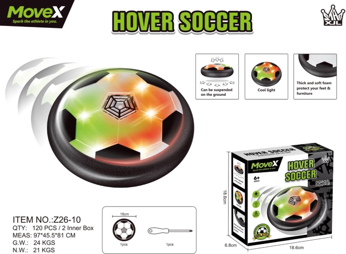 Schwebender Ball für das Spielen zu Hause mit Beleuchtung – 1 Stück