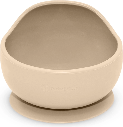 Petite&Mars Silikonschüssel mit Saugnapf Take&Match Desert Sand