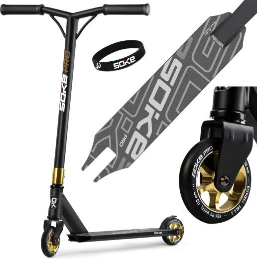 Soke PRO Gold Freestyle-Scooter
