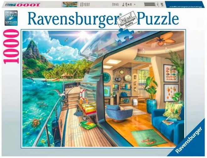 Puzzle mit 1000 Teilen – Tropenfahrt RAVENSBURGER