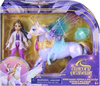 Unicorn Academy magische Flügel Wildstar und Sofia 11 cm