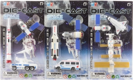 Weltraumset aus Metall