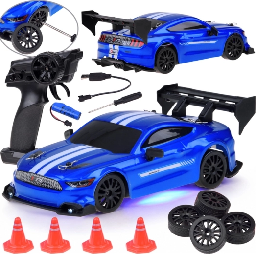 Ferngesteuertes 4x4-Sportauto mit Drift-Funktion 1:24