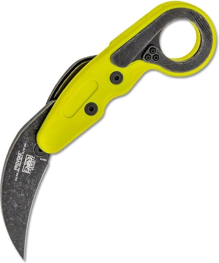 CRKT Provoke Zap Taschen-Karambit mit kinematischer Öffnung, grün
