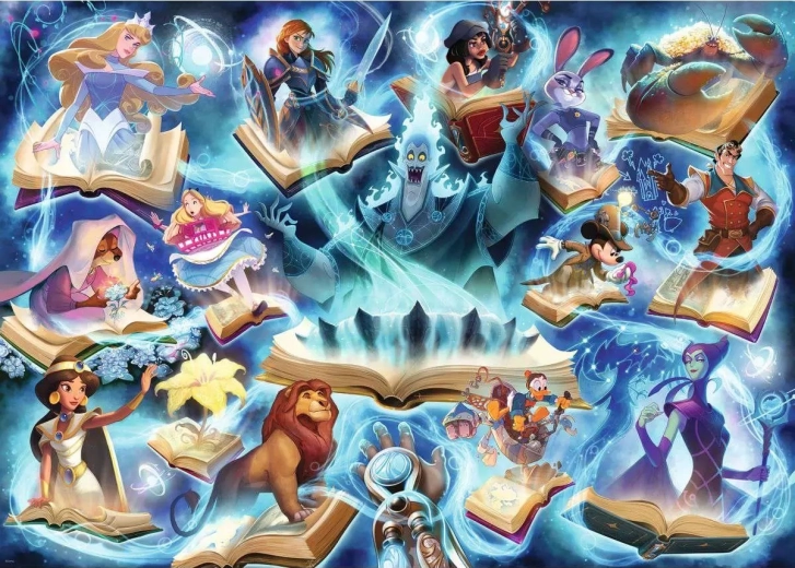 Ravensburger Puzzle Disney Lorcana Glimmers of the Realm – Saphir (1000 Teile)