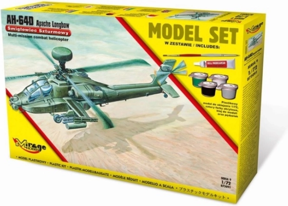 Modellbausatz AH-64D Apache Longbow [amerikanischer Angriffshelikopter].