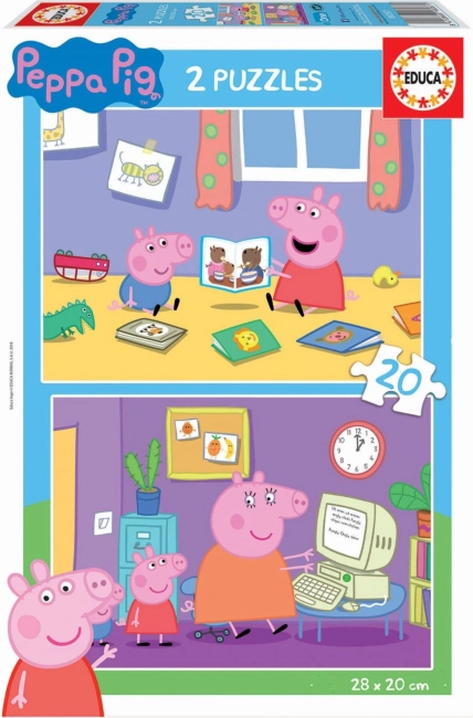 Educa Puzzle Peppa Wutz 2x20 Teile