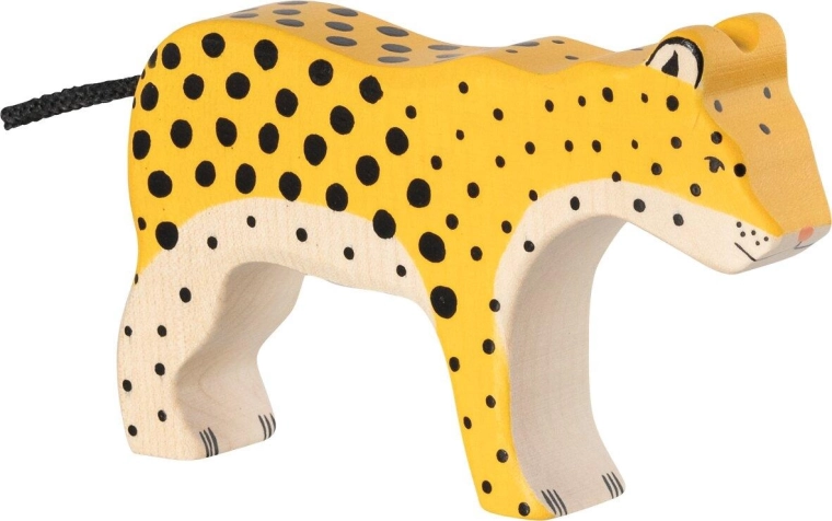 Holztiger Leopard - 1 Stück