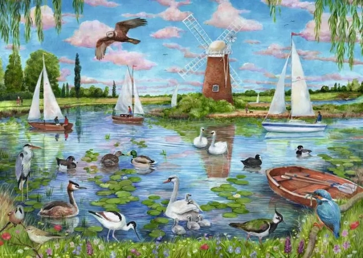 Ravensburger Puzzle Geheimnisse des Lebens in England, 1000 Teile