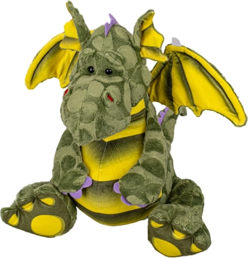 Plüschdrache grün 23 cm sitzend