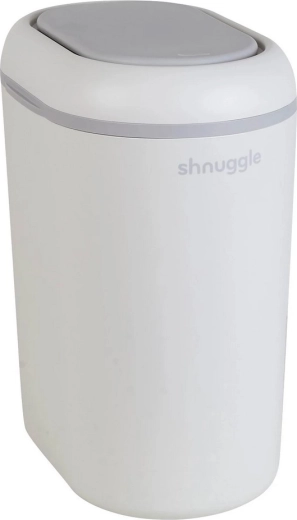 Shnuggle Eco Touch Windeleimer weiß/grau