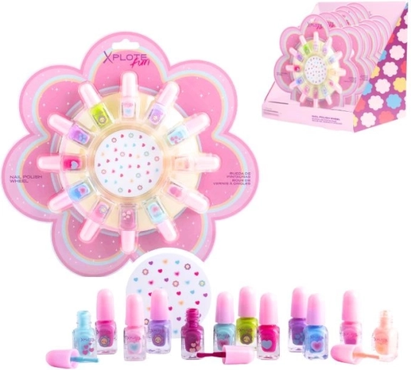 Nagellack-Set in Blümchenform – 1 Stück
