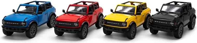 Metallmodell Ford Bronco 2022 mit Rückziehantrieb