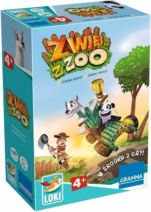 Rette sich aus dem Zoo – Brettspiel 2 in 1