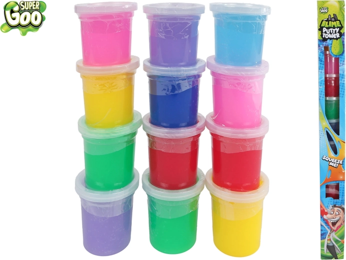 Super Goo kreative Modelliermasse – Set mit 12 Bechern