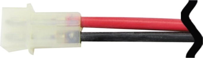 Silikon-Verbindungskabel mit AMP-Stecker, 1,5 mm², 18 cm