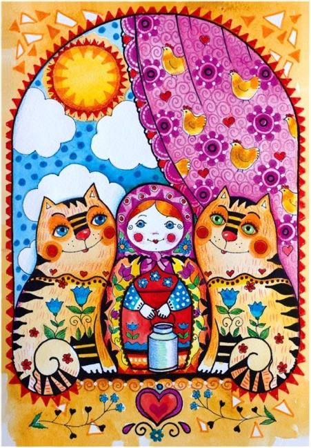 Puzzle Matryoshka 500 Teile ANATOLIAN