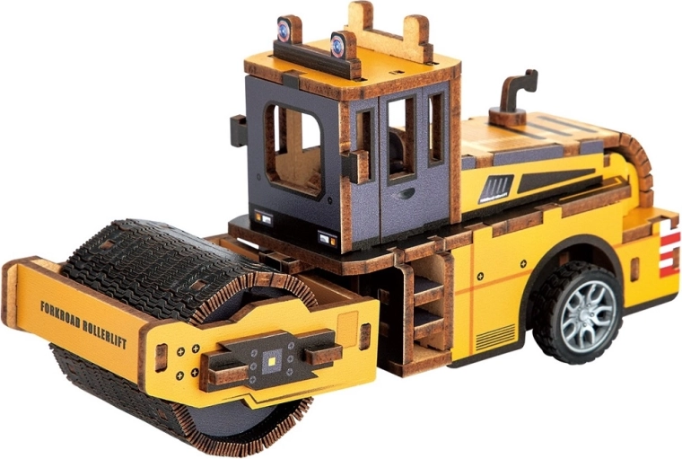 2Kids Toys 3D-Holzpuzzle Straßenwalze