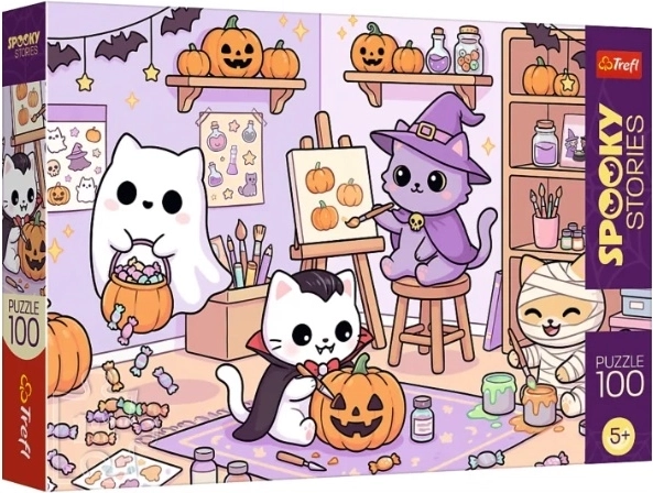 Puzzle 100 Teile SpookyStories – Mała pracownia magii - 1 Stück
