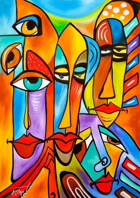 Puzzle Kreative Gesichter Bico 1000 Teile