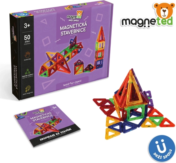 Magnetisches Konstruktionsset Magneted mit 50 Teilen