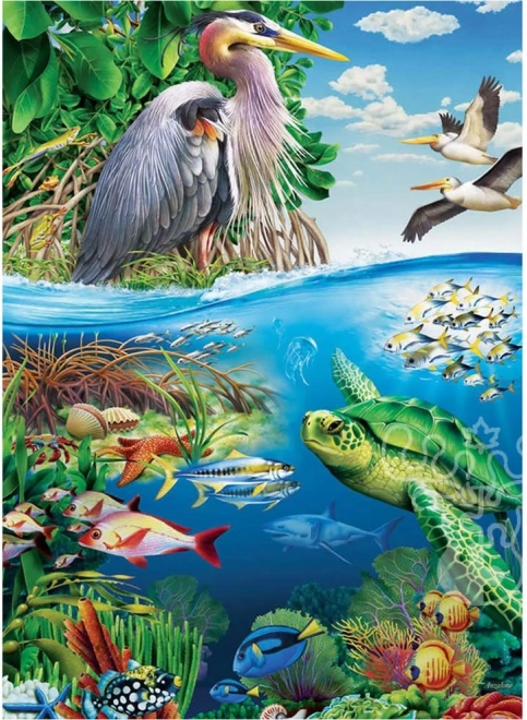 Familienpuzzle Tag der Erde 350 Teile COBBLE HILL