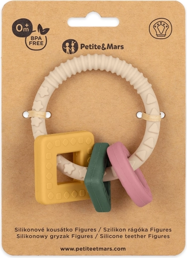 Silikon-Beißring Figures Desert Sand PETITE&MARS