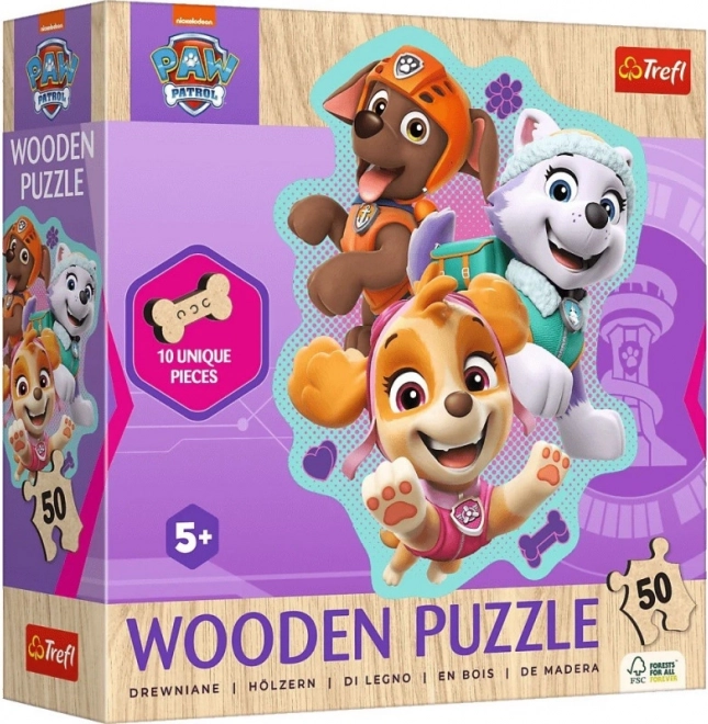 Holz-Puzzle PAW Patrol 50 Teile
