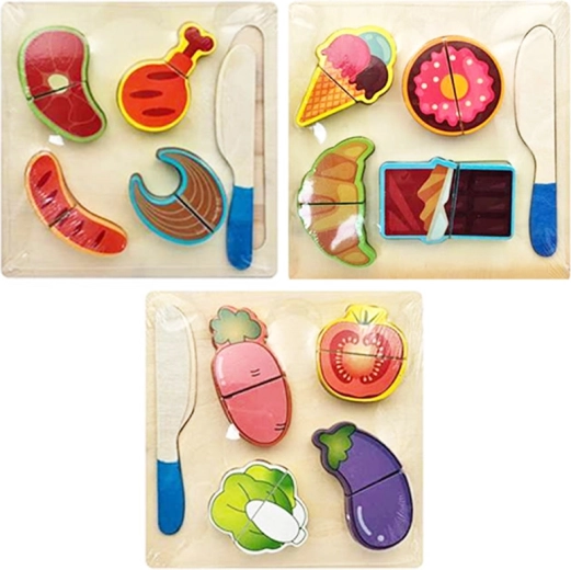 Holzlebensmittel mit Klettverschluss