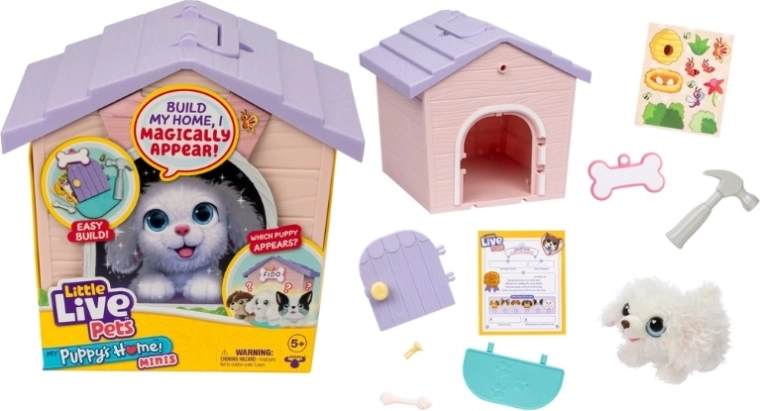 Little Live Pets My Puppy’s Home Minis – Welpe mit Häuschen