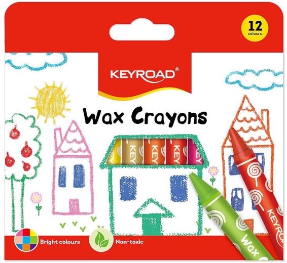 Keyroad Wachsmalstifte 12 Farben