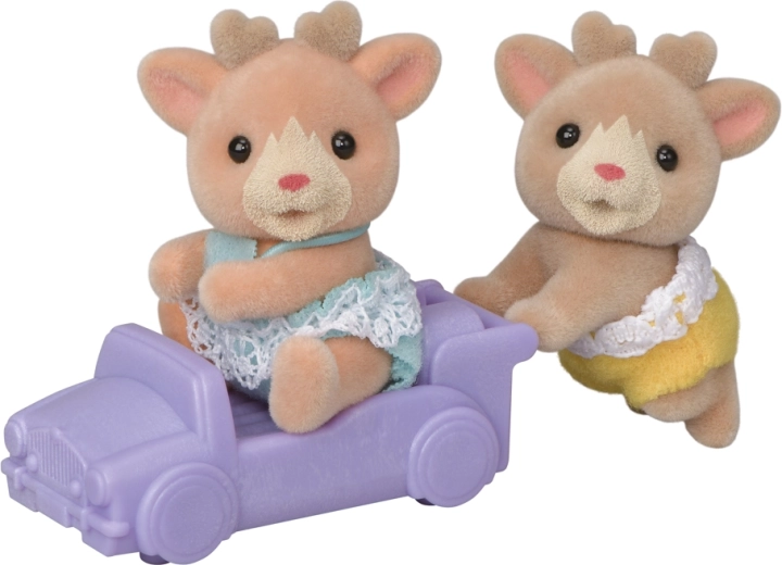 Sylvanian Families Rentier-Zwillinge mit Auto