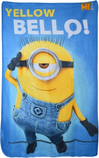 Fleecedecke Minions yellow bello! 100 × 150 cm