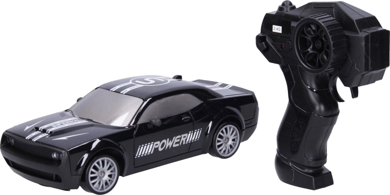 Drift-RC-Auto mit Fernbedienung, schwarz