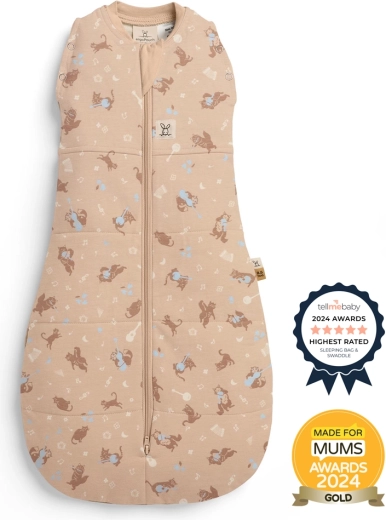 ErgoPouch Wickeldecke und Schlafsack 2-in-1 Cocoon Melody 2,5 TOG