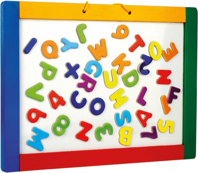 Bino magnetische, beidseitige Hängelern­tafel mit Buchstaben