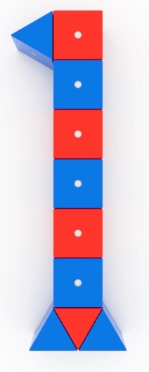 Holzmagnetische Bausteine WABI 120 Stk mit beweglichen Magneten