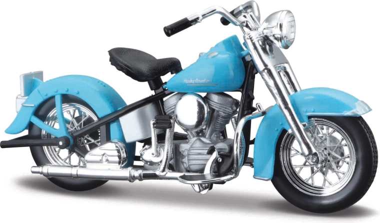Maisto Harley-Davidson 1953 FL Hydra Glide 1:18 hellblau