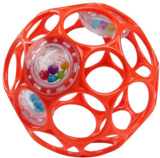 Oball Rasselball Rattle 10 cm orange