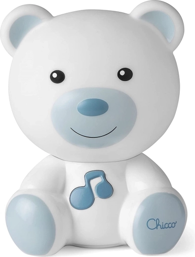 Chicco Nachtlicht und Musik-Teddy, blau