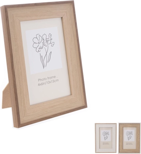 Holz-Bilderrahmen 13 × 18 cm (3 Varianten)