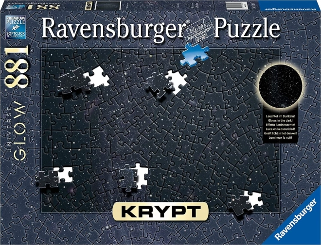 Ravensburger Puzzle Krypt Universe Glow 881 Teile