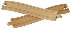 BABU Eisenbahn-Gerade S 22,5 cm – 2 Stk.
