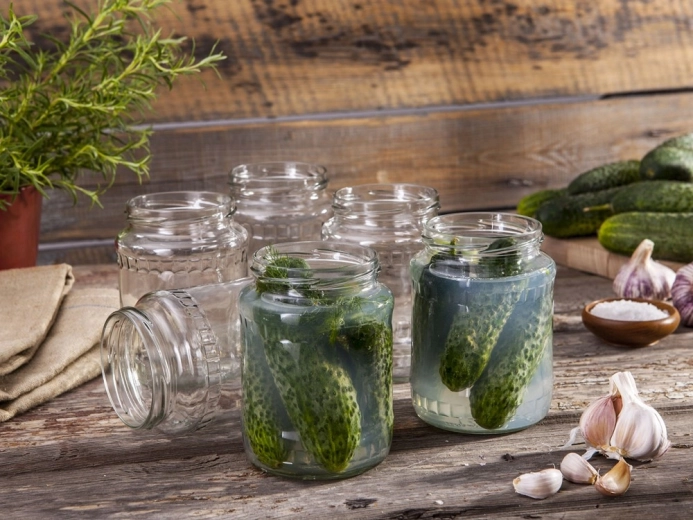 Set mit 6 Einmachgläsern 720 ml TO-720