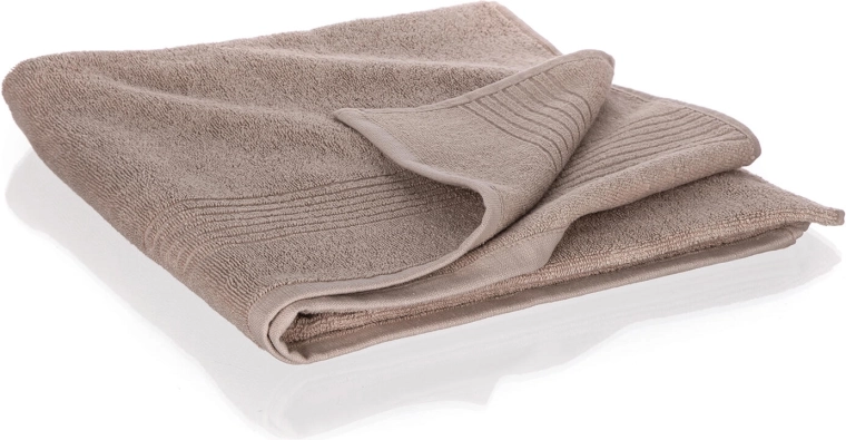 Handtuch Loris 70 × 140 cm hellbraune Baumwolle 480 GSM