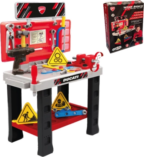 Ducati Kinder-Werkbank mit Werkzeug, 30 St.