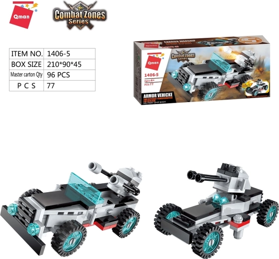 Qman Aircraft Carrier Gepanzertes Fahrzeug 2-in-1